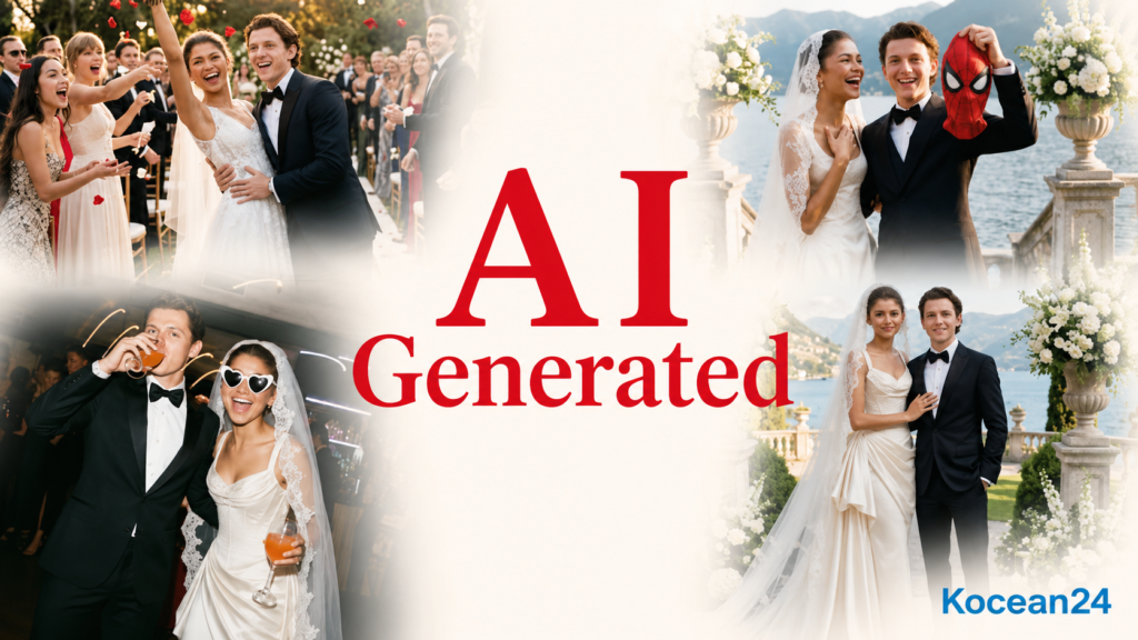 Tom Holland and Zendaya Finally Confirm Their Marriage 3 AI Generated Marriage Photos