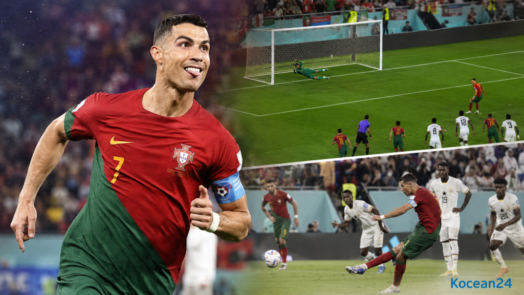 Cristiano Ronaldo's Unique Record: Scored in 5 FIFA World Cup Editions 2 Ronaldo Scores against Ghana in 2022 World Cup