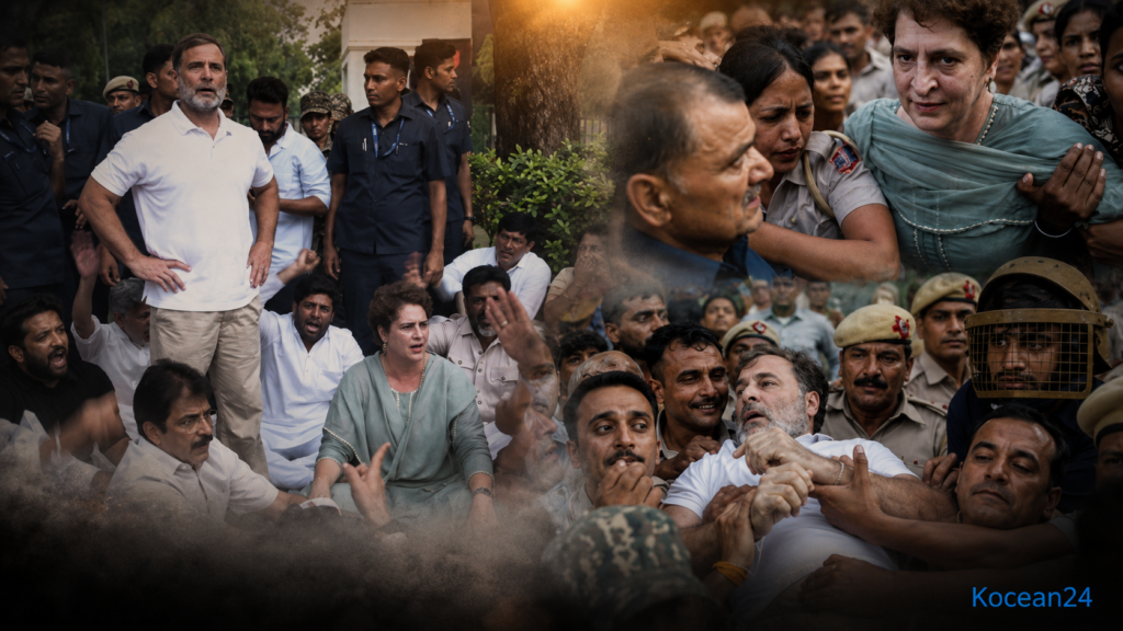 Student Protest in India: Untold Story from Paper Leaks to Parliament 5 Rahul Gandhi and Priyanka Gandhi