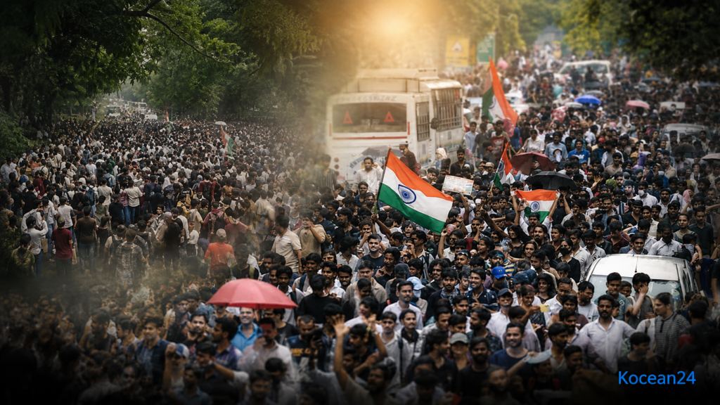 Student Protest in India: Untold Story from Paper Leaks to Parliament 4 The March toward Parliament